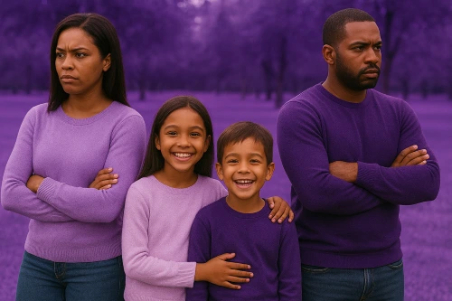 Parents séparés et enfants heureux. Quels sont les clefs d'une séparation réussie. Peut-être quand les enfants ne se sentent pas partagés entre les deux parents.